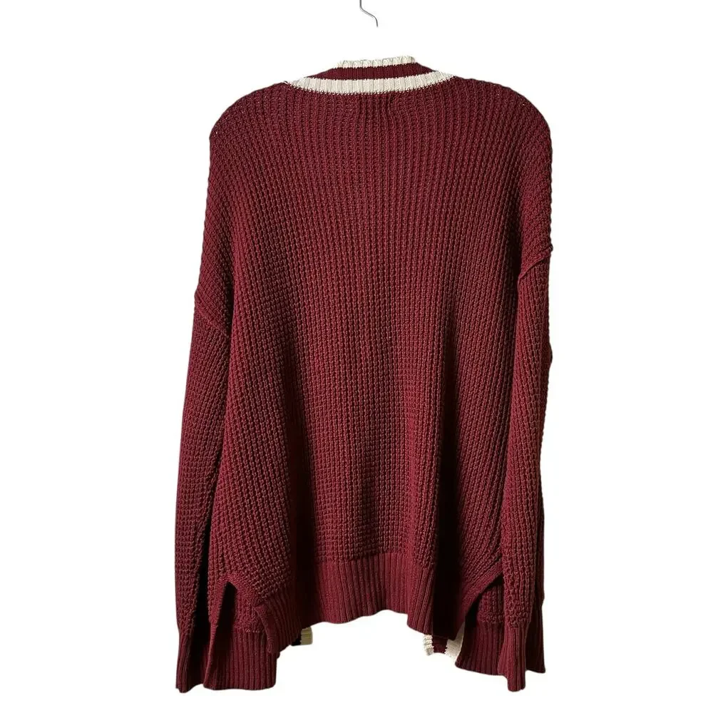 Universal Threads Oversized Grandpa Cardigan Academia 100% Cotton‎ XS (2745)